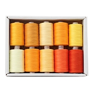 10 Colors Polyester Sewing Thread, Mixed Color, Packing: 63x34x12mm, 10pcs/set(PW-WG34EA6-17)