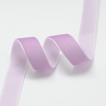 3/4 inch Single Face Velvet Ribbon, Medium Purple, 3/4 inch(19.1mm), about 25yards/roll(22.86m/roll)