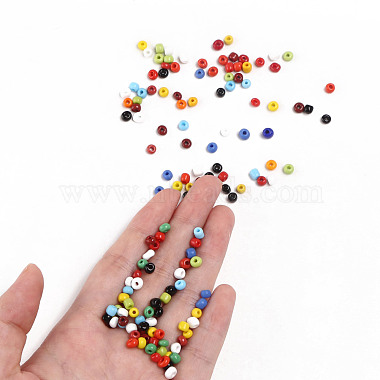 (Repacking Service Available) Glass Seed Beads(SEED-C019-4mm-51)-4