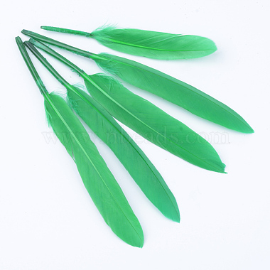 Green Feather Feather Ornament Accessories