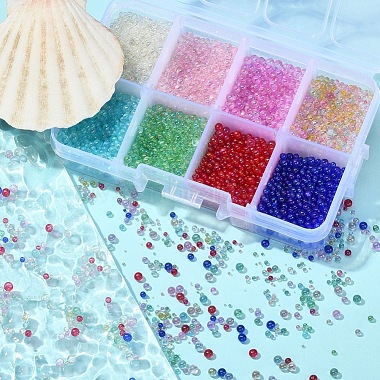 8 Colors DIY 3D Nail Art Decoration Mini Glass Beads(GLAA-YW0001-36)-5
