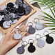 30Pcs 3 Colors Polyester Keychains(KEYC-SP0001-62)-3