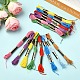6Bundles Polyester Embroidery Floss(OCOR-YW0001-25C)-4