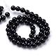 Brins de perles rondes en onyx noir naturel(G-T055-6mm-10)-2
