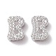 925 Sterling Silver Micro Pave Cubic Zirconia Beads(STER-Z005-15P-B)-1