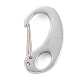 304 Stainless Steel Push Gate Snap Keychain Clasp Findings(STAS-C024-10P)-1
