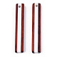 Opaque Resin & Wood Pendants(X-RESI-N039-06A)-2