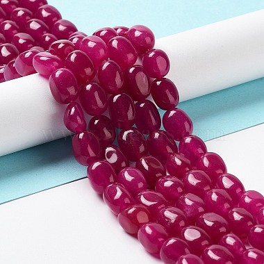 Medium Violet Red Nuggets Other Jade Beads