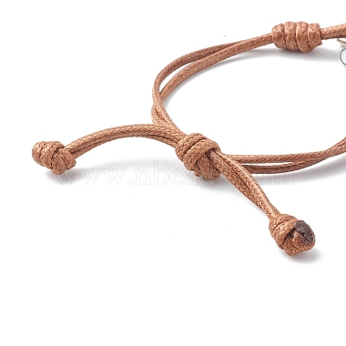 Bracelets réglables en corde de polyester ciré coréen(BJEW-TA00001)-5