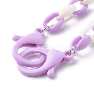 Acrylic Cable Chain Necklaces(NJEW-JN03626)-4