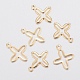 201 Stainless Steel Tiny Cross Charms(STAS-H436-42)-1