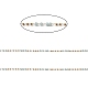 цепочки rondelle со стеклянными бусинами(CHS-G028-07G-04)-2