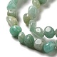 amazonite naturelles brins de perles(G-D081-A06)-3