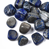 Natural Lapis Lazuli Beads, Tumbled Stone, Healing Stones for 7 Chakras Balancing, Crystal Therapy, Vase Filler Gems, No Hole/Undrilled, Nuggets, 18~30x20~25x7~23mm, about 250~300g/bag(G-N332-016A)