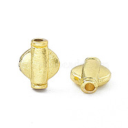 Rack Plating Alloy Beads,  Lantern, Light Gold, 9.5x7.5x3mm, Hole: 1.6mm(PALLOY-I216-42LG)