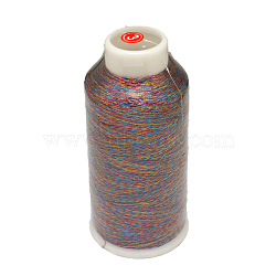Metallic Cord, 6-Ply, Colorful, 0.6mm, about 546.8 yards(500m)/roll(MCOR-G001-0.6mm-16)