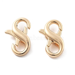 Brass Lobster Claw Clasps, Light Gold, 16x9.5x4.5mm, Hole: 4.5x3.5mm(KK-R216-18D-KCG)