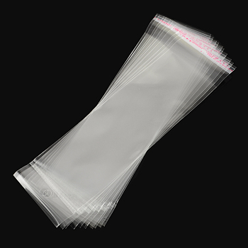 Rectangle OPP Cellophane Bags, Clear, 21.5x6cm, Unilateral Thickness: 0.035mm, Inner Measure: 16.5x6cm