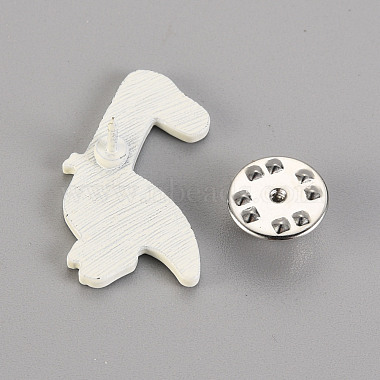 Spray Painted Alloy Brooches(JEWB-S011-127-RS)-3