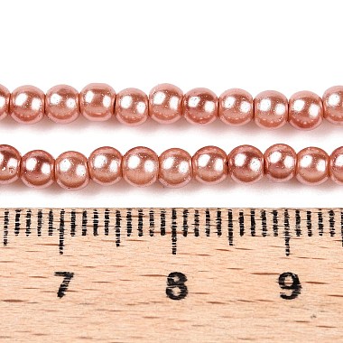 Baking Paint Glass Pearl Bead Strands(X1-HY-Q003-3mm-50-A)-2