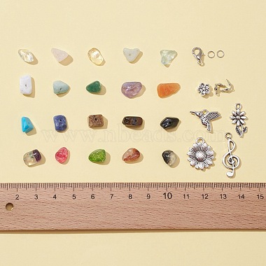 набор для изготовления ожерелья из драгоценных камней своими руками(DIY-FS0002-93)-7