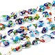 Handmade Millefiori Glass Beads Strands(LK137)-1