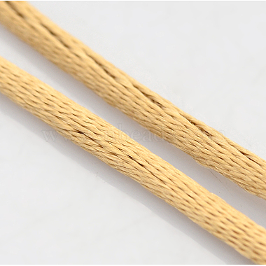 Cordons fil de nylon tressé rond de fabrication de noeuds chinois de macrame rattail(X-NWIR-O001-A-19)-2