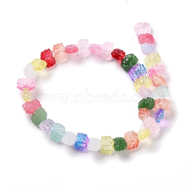 Transparent Glass Beads Strands(GLAA-F114-01A)-2