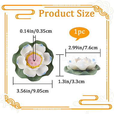 Porcelain Incense Burner Holder(AJEW-WH0314-99A-03)-2