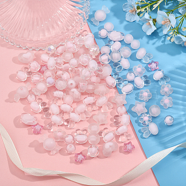 perles acryliques transparentes de style chgcraft 18(TACR-CA0001-20)-4