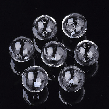 手作りの吹きガラスドームビーズ(X-DH017J-1-10mm)-2