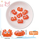 10Pcs Glass Enamel Beads(LAMP-PA0001-44C)-2