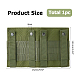 Nylon Tactical Molle Hook and Loop Panel(DIY-WH0698-036B)-2