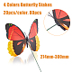 80шт. 4 стили бабочек из ПВХ(AJEW-DC0001-31)-2