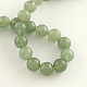 Pierre naturelle aventurine vert brins de perles rondes(G-R265-10mm)-2