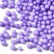 Small Craft Foam Balls, Round, for DIY Wedding Holiday Crafts Making, Lilac, 2.5~3.5mm(KY-T007-08J)