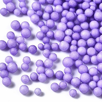 Small Craft Foam Balls, Round, for DIY Wedding Holiday Crafts Making, Lilac, 2.5~3.5mm