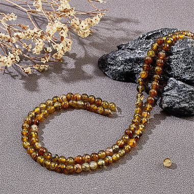 2 Strands Natural Dragon Veins Agate Beads Strands(G-AR0005-42)-6