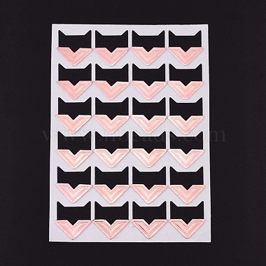 Pink Rectangle Paper Stickers