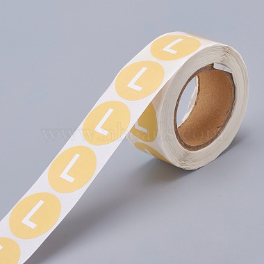 紙粘着衣類サイズラベル(DIY-A006-B01)-3