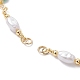 Fabrication de bracelets en chaîne à maillons en perles d'imitation en plastique(AJEW-JB01150-44)-2