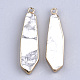 Electroplate Natural Howlite Pendants(G-S344-24M)-2