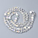 Electroplate Transparent Glass Beads Strands(X-EGLA-Q125-001A)-2