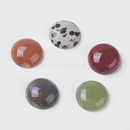 Gemstone Cabochons, Half Round/Dome, Mixed Stone, 16x5mm(G-H1596-FR-16mm-M)