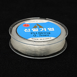 Korean Elastic Crystal Thread, Clear, 0.5mm, about 98.42 yards(90m)/roll(EC-P002-0.5mm-01)
