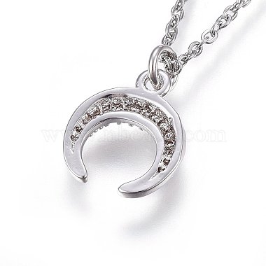 304 Stainless Steel Pendant Necklaces(NJEW-L146-07P)-2