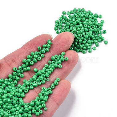 8/0 Baking Paint Glass Seed Beads(SEED-R051-07B-09)-4