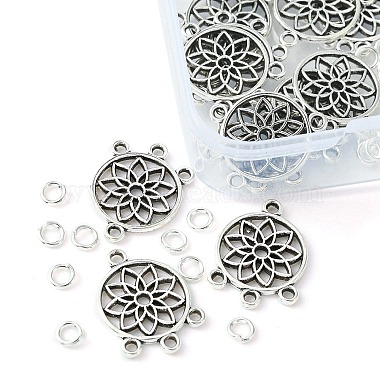 20Pcs Tibetan Style Alloy Chandelier Component Links(FIND-YW0003-40)-2