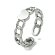 304 Stainless Steel Open Cuff Ring(RJEW-L110-026P)-1