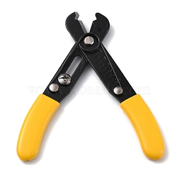 45# Steel Pliers, Quick Link Connector & Remover Tool, for Opening and Clamping Unwelded Link Chain, with Plastic Handle Cover, Gold, 11.5x11x1.2cm(TOOL-G021-13)